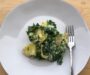 Warm potato salad with greens and herbs – Meleg burgonyasaláta leveles zöldségekkel és zöldfűszerekkel