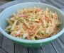Creamy cabbage and carrot slaw – Krémes káposzta- és sárgarépa-saláta