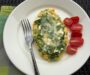 Cottage cheese and spinach frittata – Túrós spenótos frittata